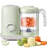 AMZBABYCHEF Baby Food Maker, 4 in 1 Baby Food Processor and Steamer, Puree Blender, Multifunction...