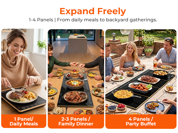 heating tray party