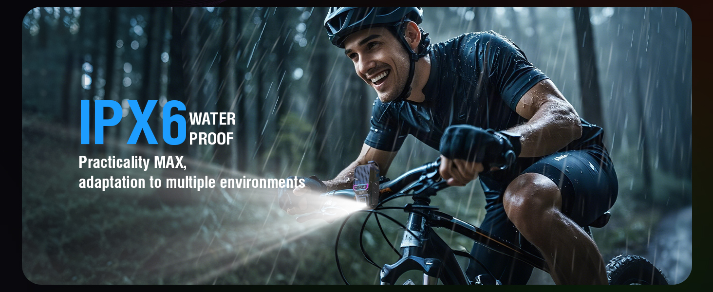 IPX6 Waterproof