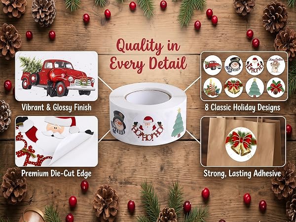 Christmas Stickers Merry Christmas Stickers