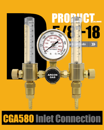 Argon/CO2 Regulater Flowmeter