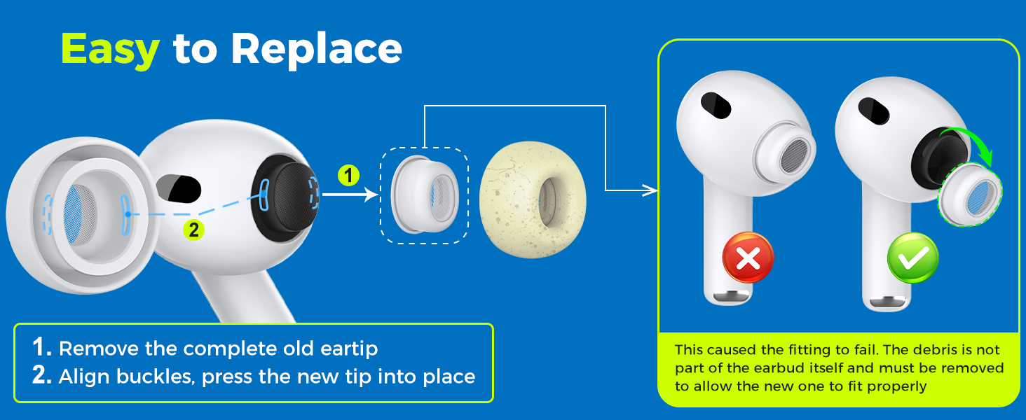 Easy to replace