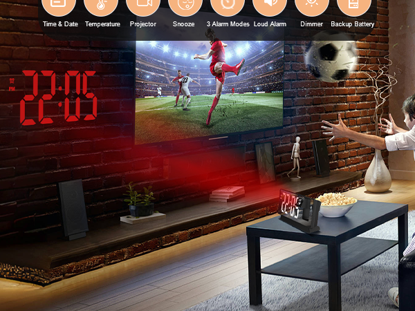 Projection Alarm Clock