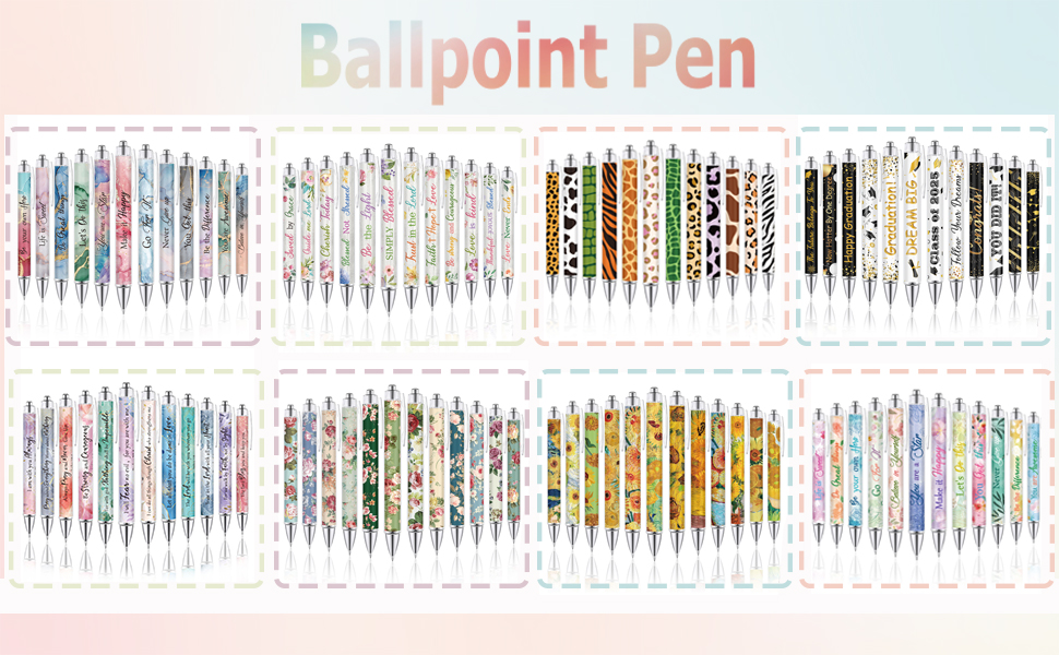 12pcs Cute Writing Pens for Women Girls Fancy Pens