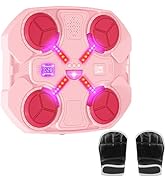 Music Boxing Machine for Kids, Wall Mounted Bluetooth Smart Punching Pad Kids Boxing Training Wor...