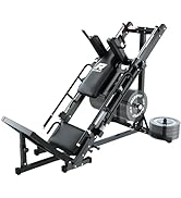 RitFit Leg Press Hack Squat Machine, Professional Adjustable Leg Press Machine for Home Gym with ...
