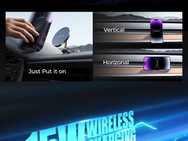 iphone 16 magsafe car mount charger