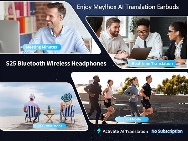 AI Translation Earbuds Real Time