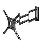 monTEK Long Arm TV Wall Mount for Most 23-65 Inch TVs, 37 Inch Long Extension TV Mount Swivel and...