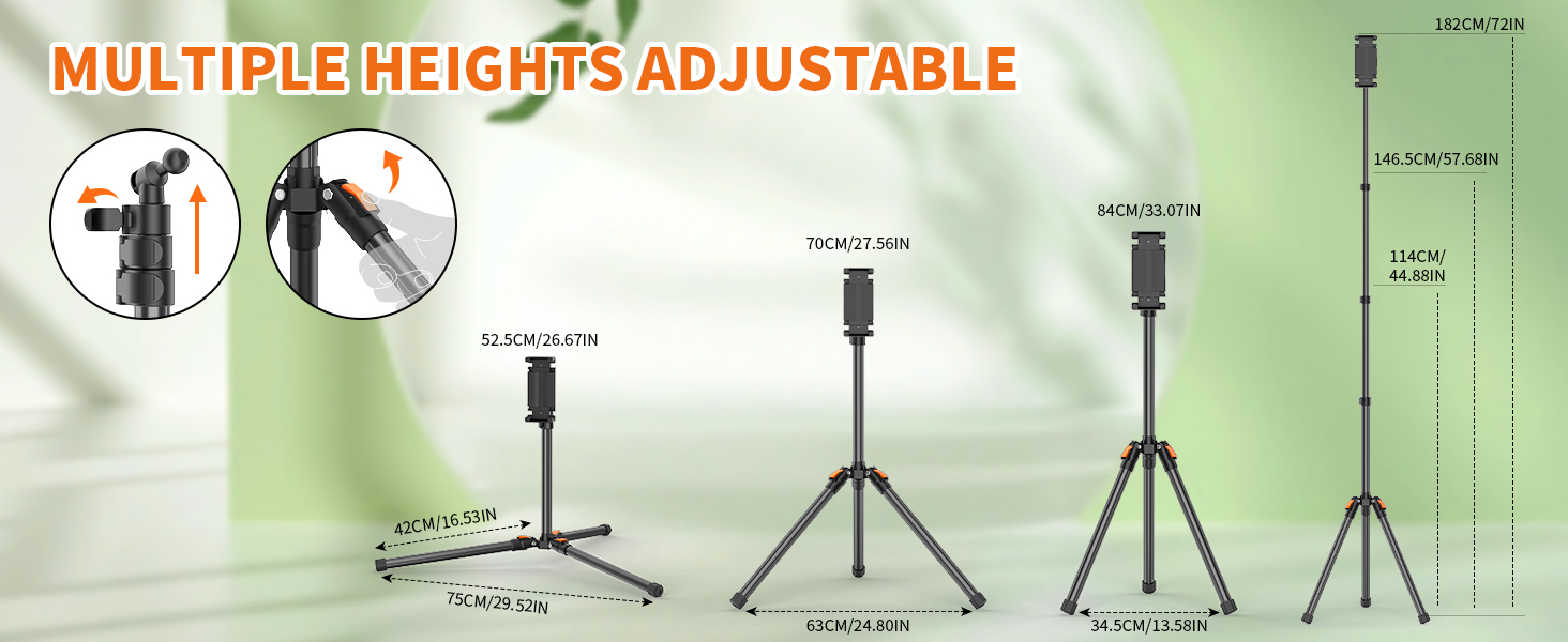 multiple height adjustable