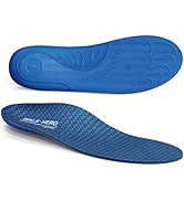 Walkhero Plantar Fasciitis Insoles - High Arch Support Inserts for Men and Women, Flat Foot Ortho...
