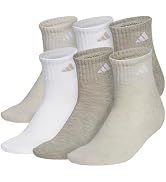 adidas Men's Women's Athletic Cushioned 6-Pack Quarter