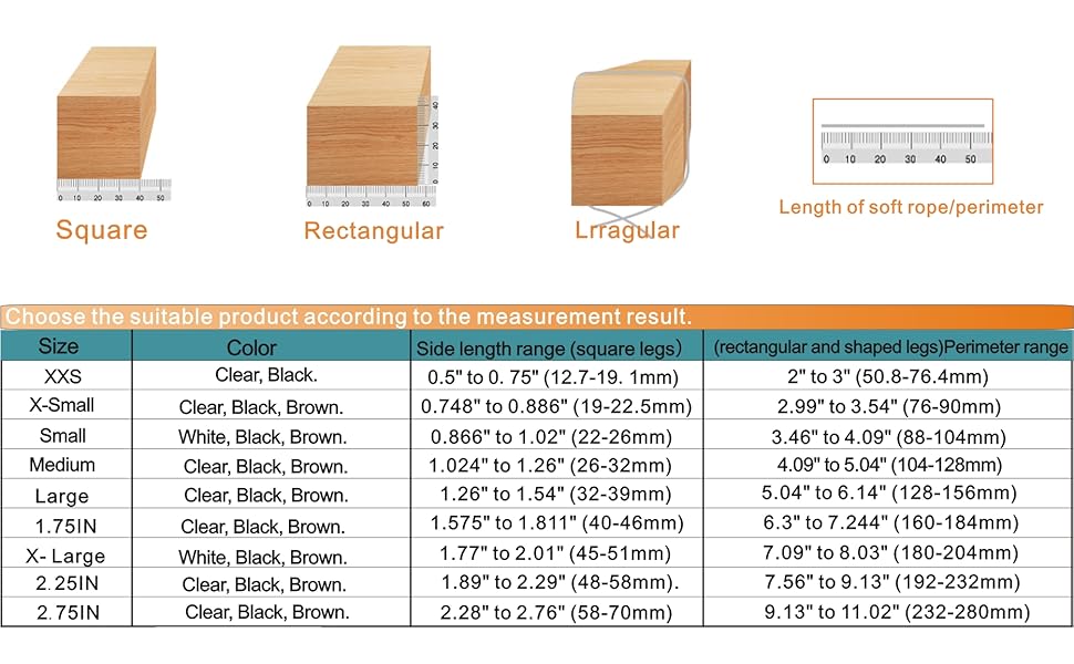 chair leg floor protectors