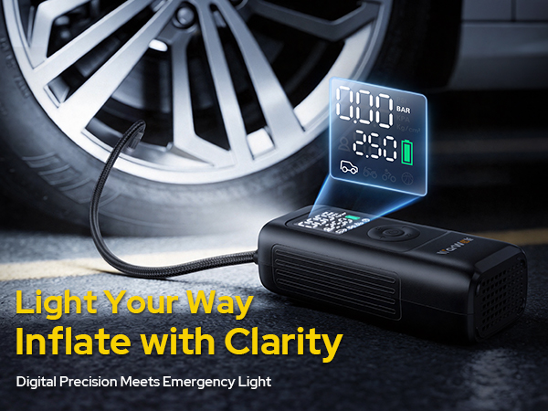 WARWOLF 160PSI Tire Inflator