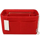 Purse Organizer Insert, Felt Purse Organizer with Zipper and Sewn Bottom Insert, Fit Speedy Never...