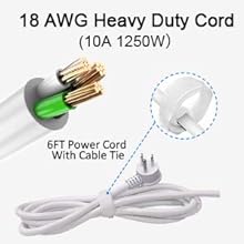 power strip flat plug