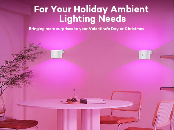 battery wall lamp