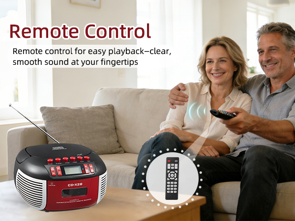 CD and Cassette Player