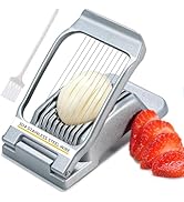 Heavy Duty Stainless Steel Wire Egg Slicer for Hard Boiled Eggs &amp; Strawberry Other Soft Food