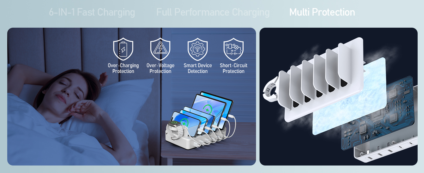 multiple usb charging station