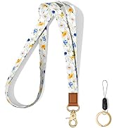 Hsxnam Neck Lanyard Key Chain, Long Lanyard Strap Keychain Holder for Women Men Car Keys ID Badge...