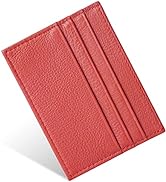URAQT Credit Card Holder Wallet, RFID Blocking Leather Ultra Slim Wallet, Thin Minimalist Credit ...