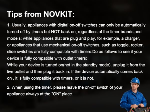 Tips from NOVKIT