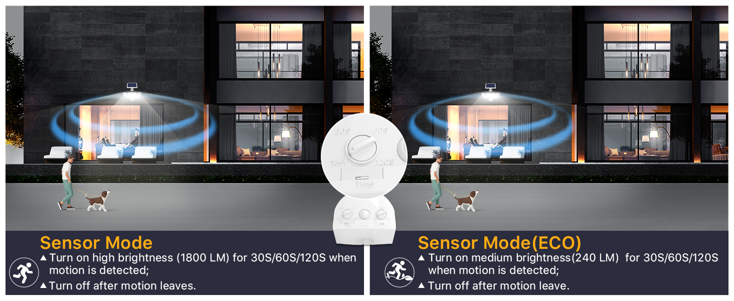 security lights motion outdoor solar powered