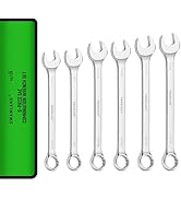 SAE Wrench Set, Large Wrench Set, 6-Piece 15/16?, 1", 1-1/16", 1-1/8", 1-3/16", 1-1/4" Long Big B...