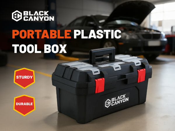 Portable Plastic Tool Box
