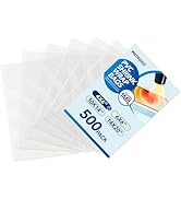 Metronic Shrink Wrap Bags 4x6 Inches 500Pcs, Clear PVC Heat Shrink Wrap Bags for Packagaing Soap,...