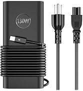 RicChic 130W USB C Type C Laptop Charger Compatible with Dell XPS 15 17 2in1 9575 9500 9700 9710 ...