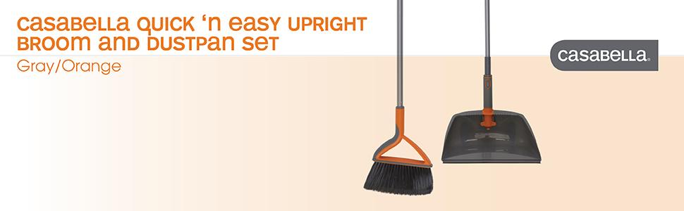 casabella cleaning dustpan and broom set