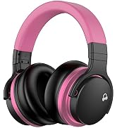 MOVSSOU E7 Active Noise Cancelling Headphones Bluetooth Headphones Wireless Headphones Over Ear w...