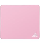 SOLAKAKA EP9 Pink Gaming Mouse Pad - 4MM Thick 13.8"x11.8" (350x300mm), Tight-Weave Control Surfa...