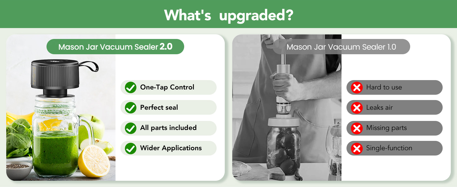 mason jars vacuum sealer kit