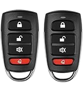 433.92 MHz Garage Door Opener Remote, JKZTJOF 4 Channel Universal Garage Door Remote for Most Man...