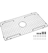 Kitchen Sink Grate for Bottom of Sink, 29-1/2" X 15-9/16" 304 Stainless Steel Single-Bowl Farm Si...