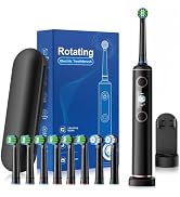 MCUDKIK Electric Toothbrush for Adults, 5 Cleaning Modes &amp; 3 Intensity Levels &amp; LED Digital Displ...