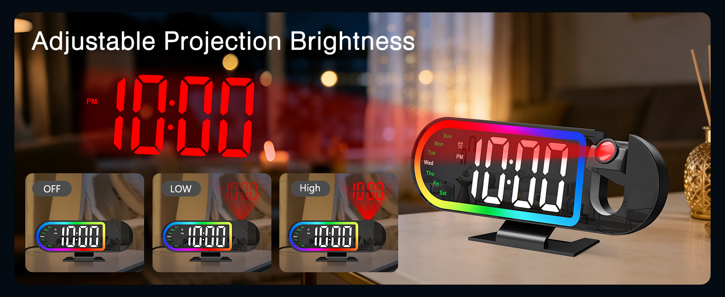 Projection Alarm Clocks