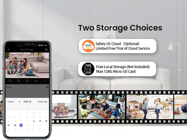 wifi camera with sd card storage