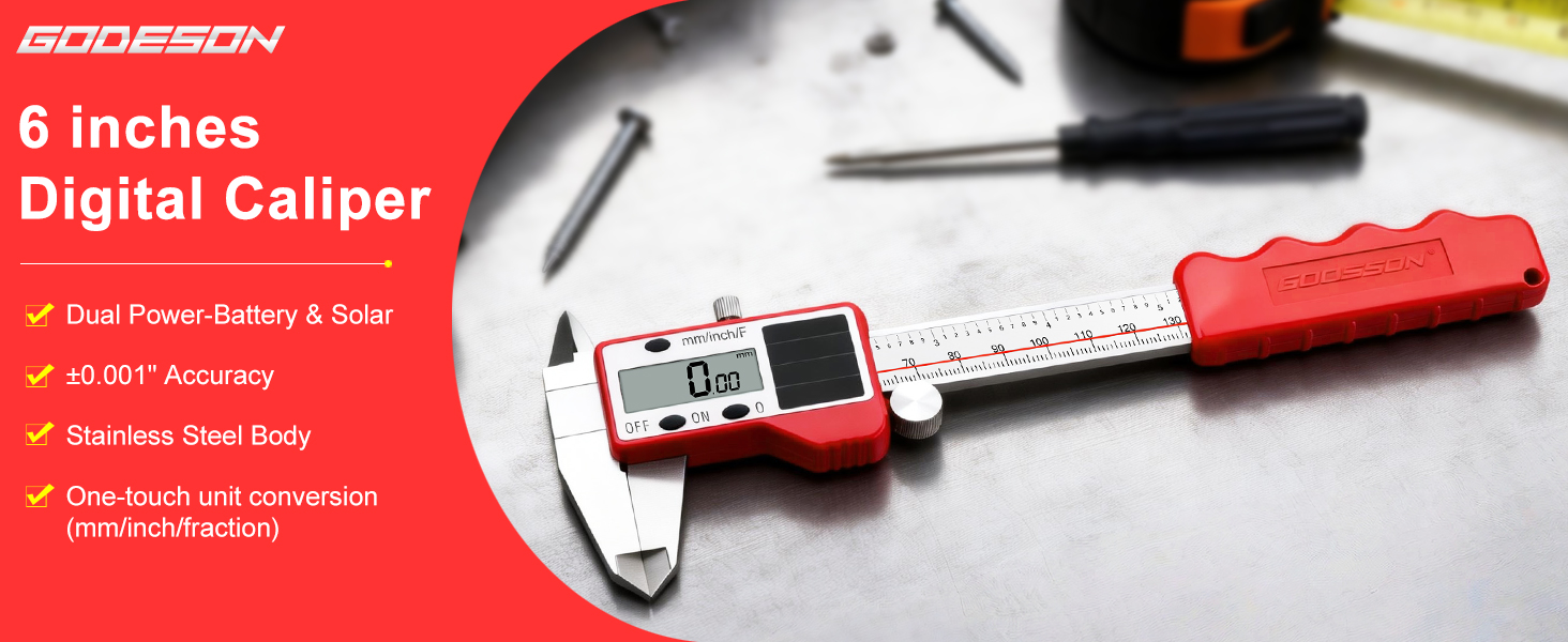 6 inchesDigital Caliper
