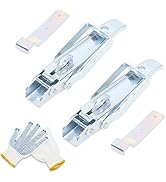 WAGX 2 Pcs Utility Trailer Lift Gate Latches, RV Trailer Gate Latch Handle Parts for RV Camper Ca...