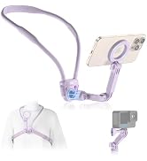 JJC Magnetic Neck Mount for Phone &amp; Action Camera, POV Neck Holder for iPhone Android Phones Gopr...