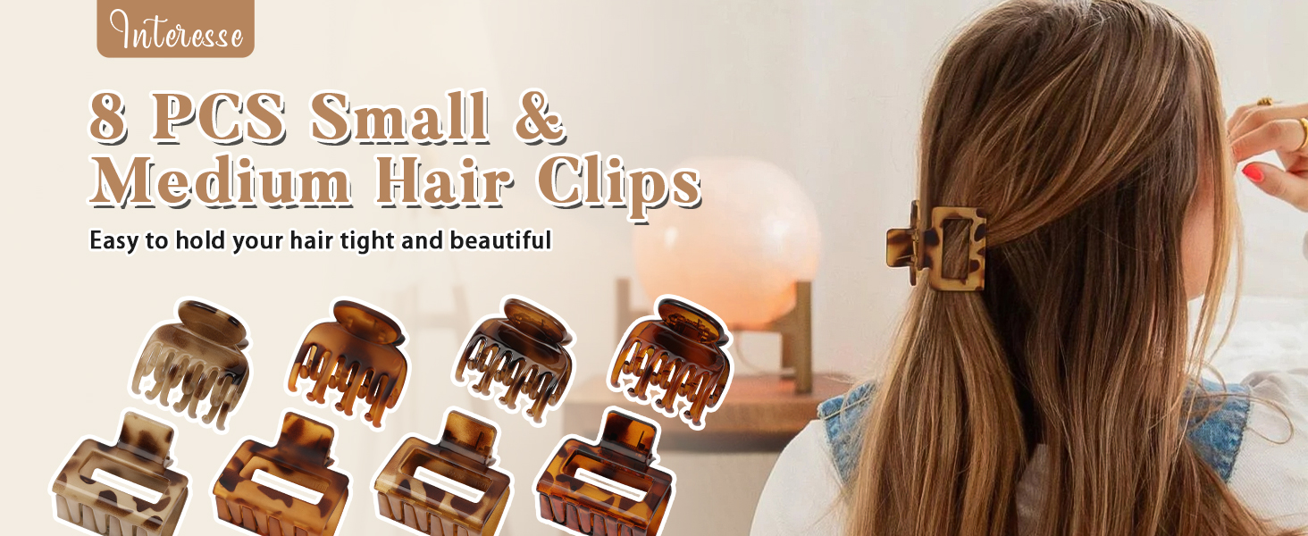 small hair clips for women