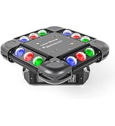 Moving Head Light, FODEXAZY DJ Lights 12LEDs 240W RGBW Beam Light 4-in-1 Strobe Stage Light with ...