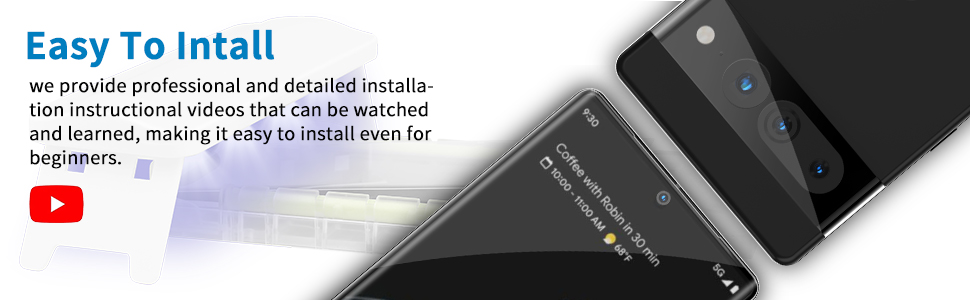[3 Pack] Google Pixel 7 Pro Screen Protector 