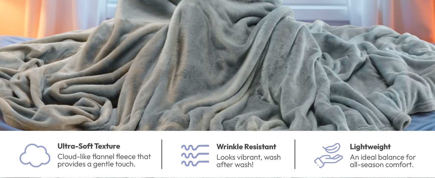 ash grey blanket