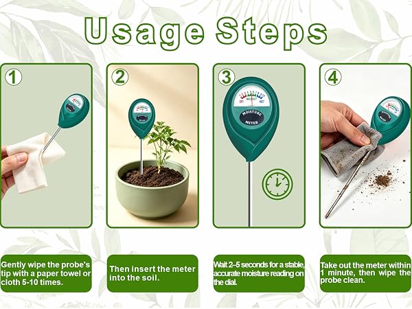 green garden moisture meter