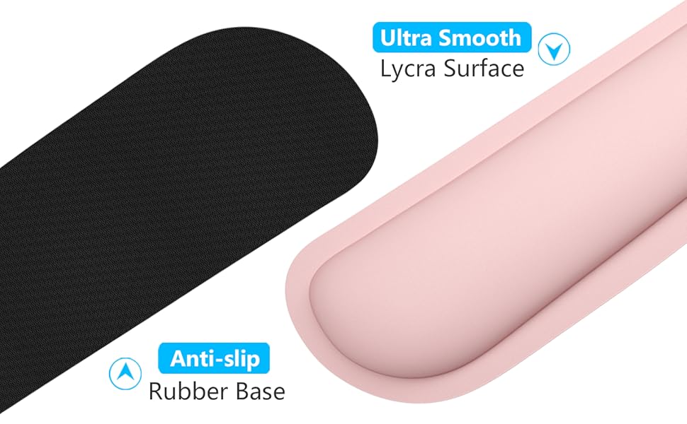 keyboard wrist support pink
